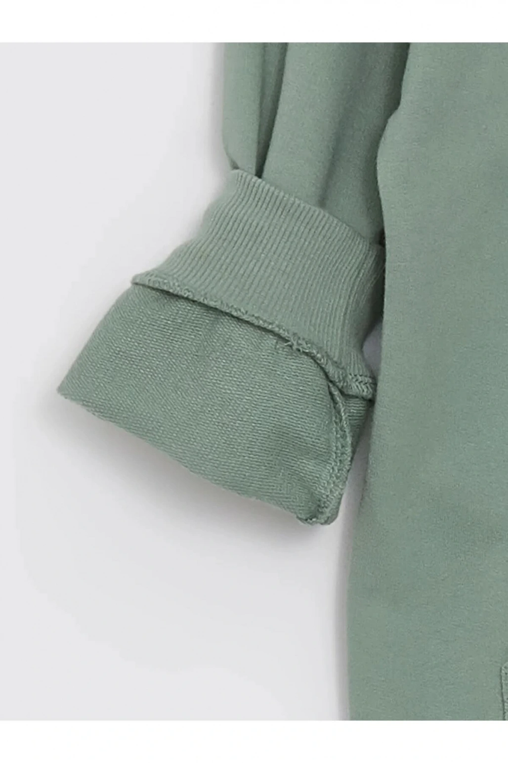 LCW Kids Yeşil Bisiklet Yaka Erkek Çocuk Sweatshirt ve Eşofman Alt 2li