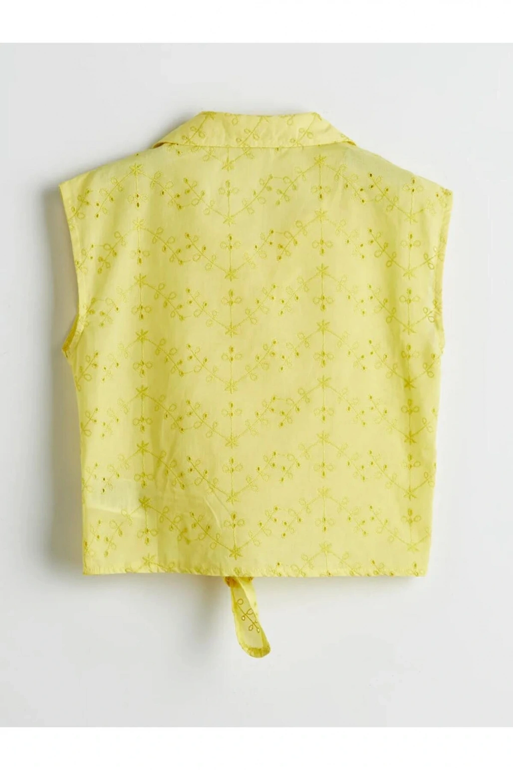 LCW Kids Yeşil Fisto Detaylı Kız Çocuk Gömlek