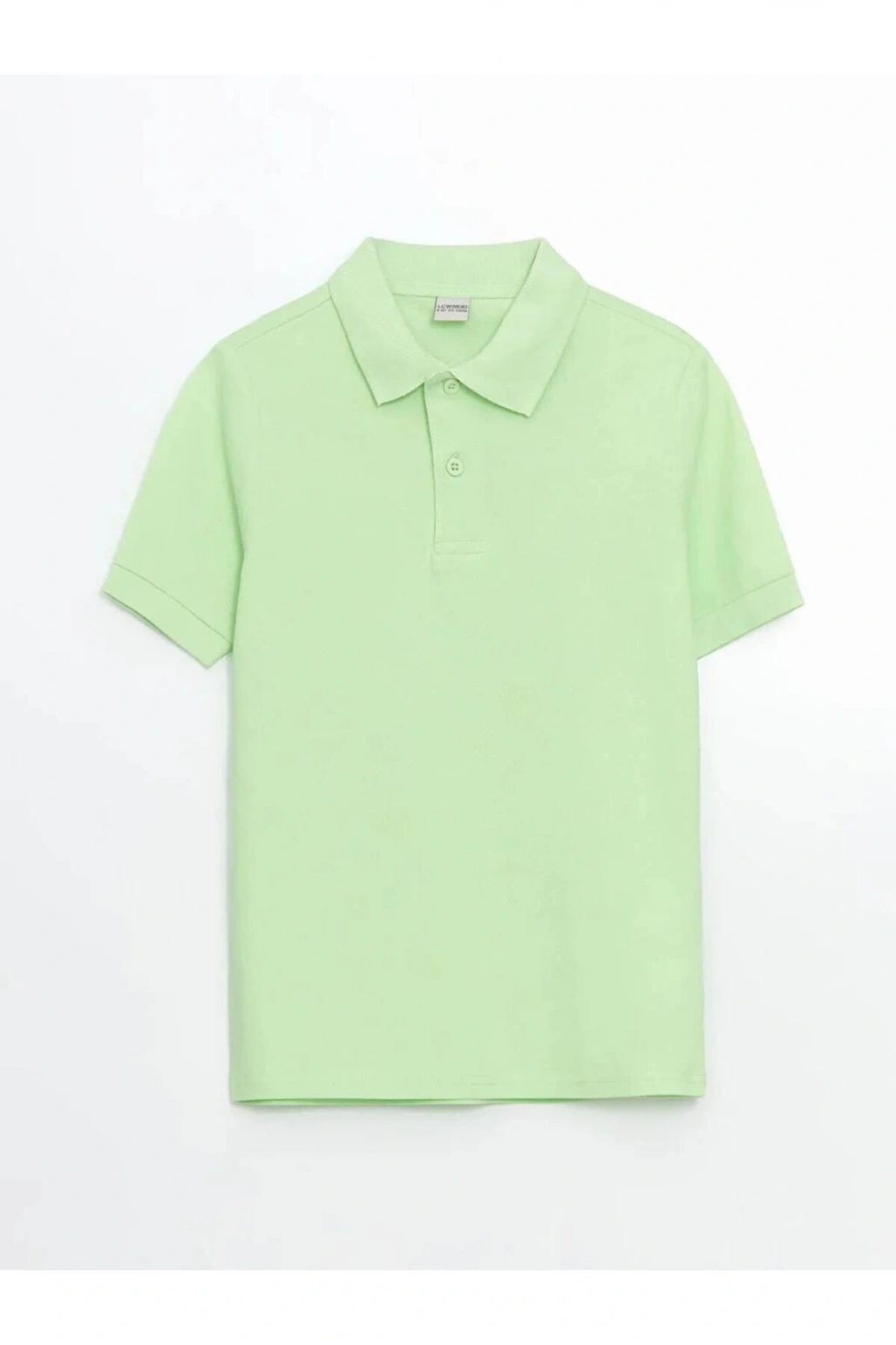 LCW Kids Yeşil Polo Yaka Erkek Çocuk Tişört