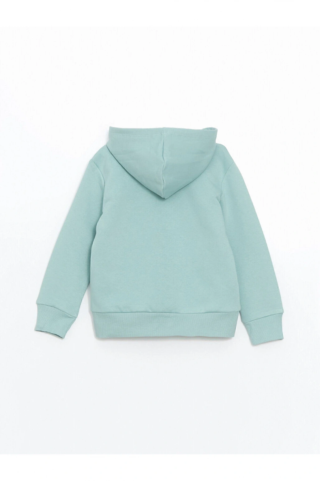 LCW Kids Yeşil Uzun Kollu Kız Çocuk Kalın Fermuarlı Sweatshirt