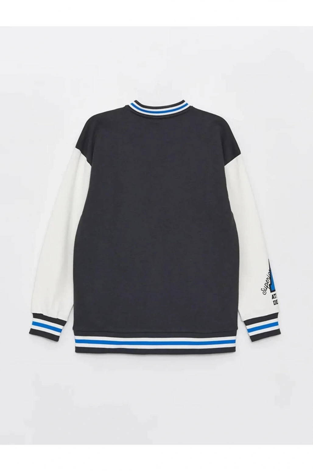 LCW KidsAntrasit Baskılı Uzun Kollu Erkek Çocuk Kolej Ceket