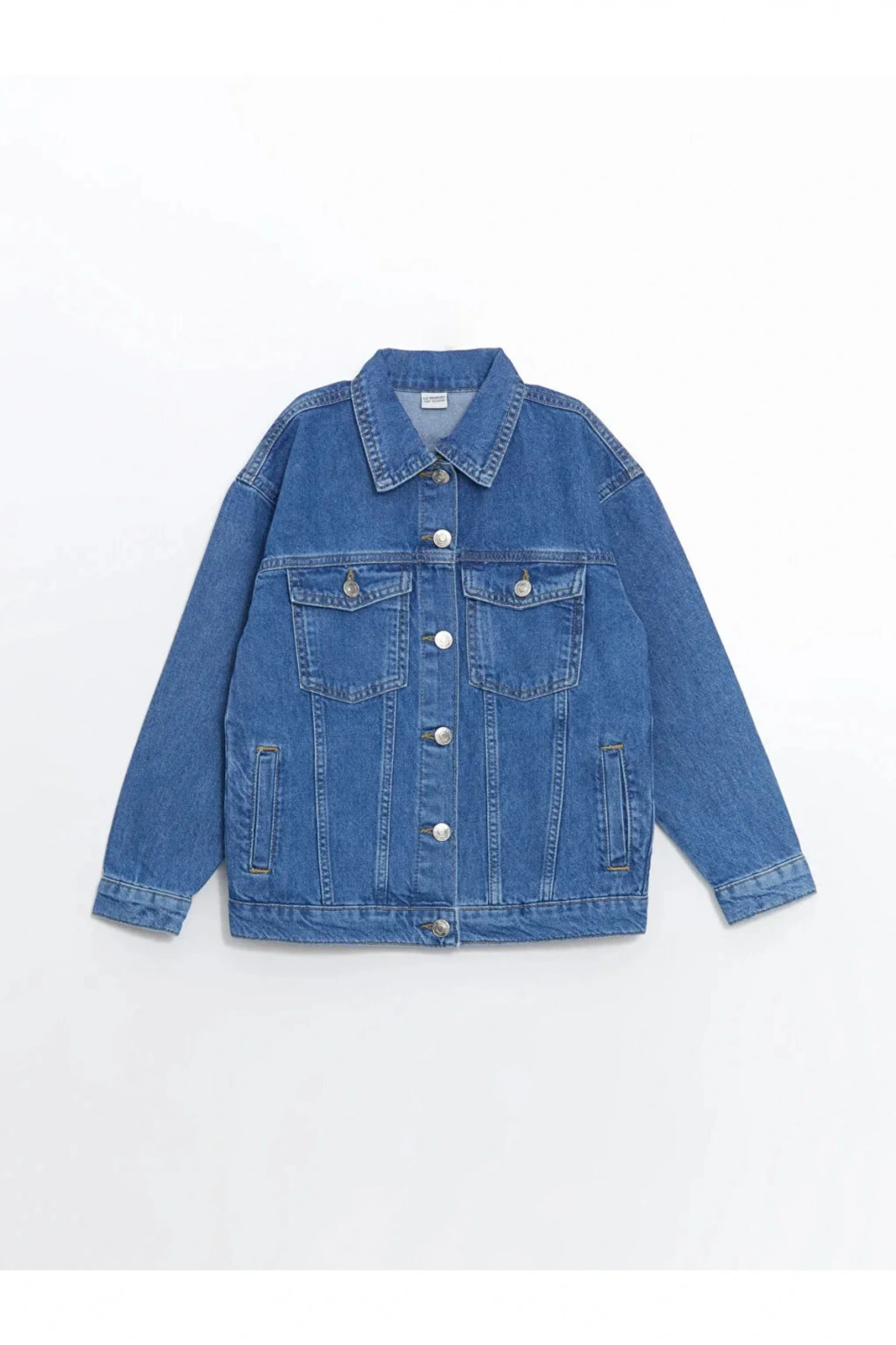 LCW Kids İndigo Kız Çocuk Jean Ceket