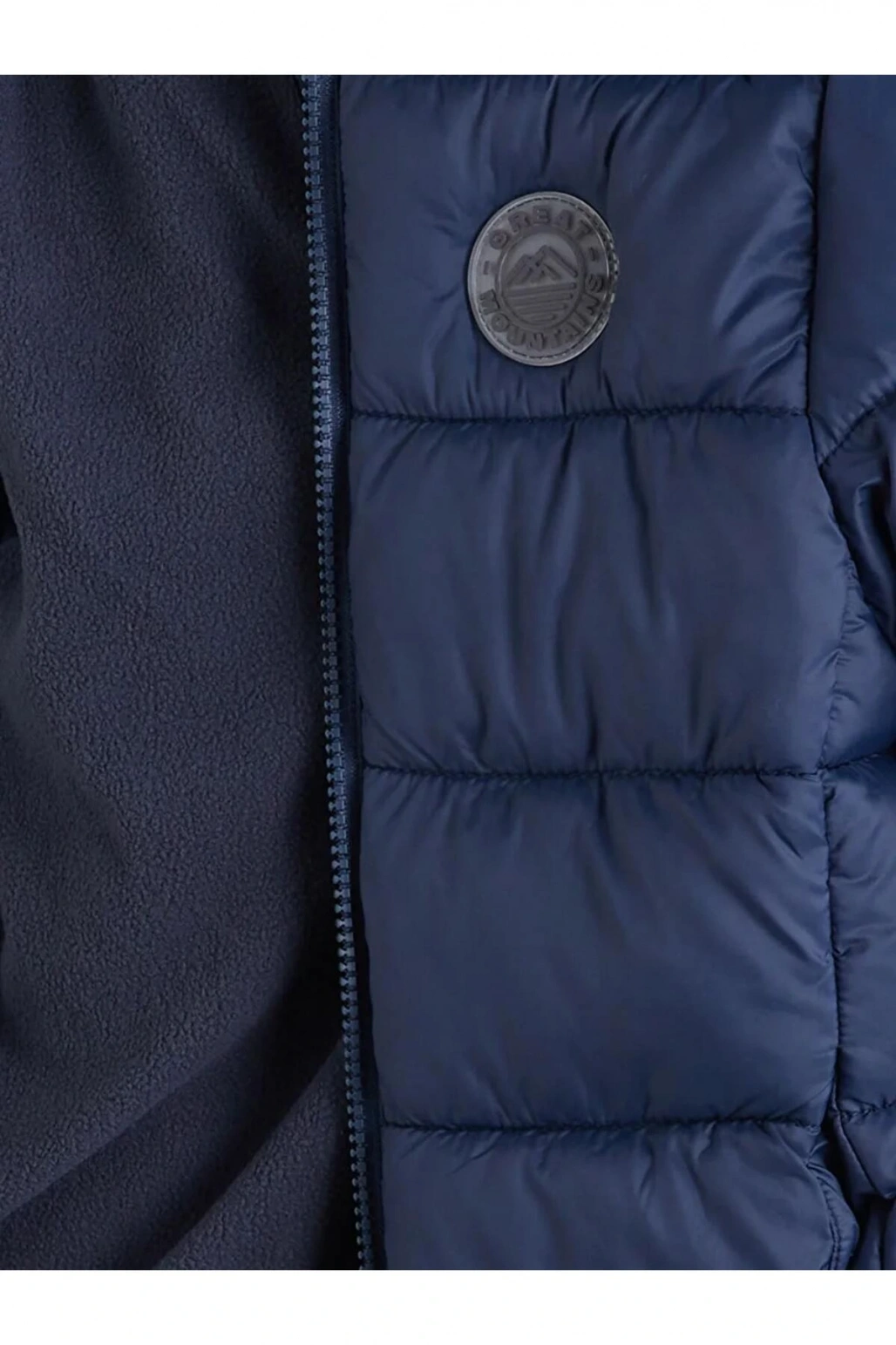 LCW KidsLacivert Kapüşonlu Erkek Çocuk Şişme Mont