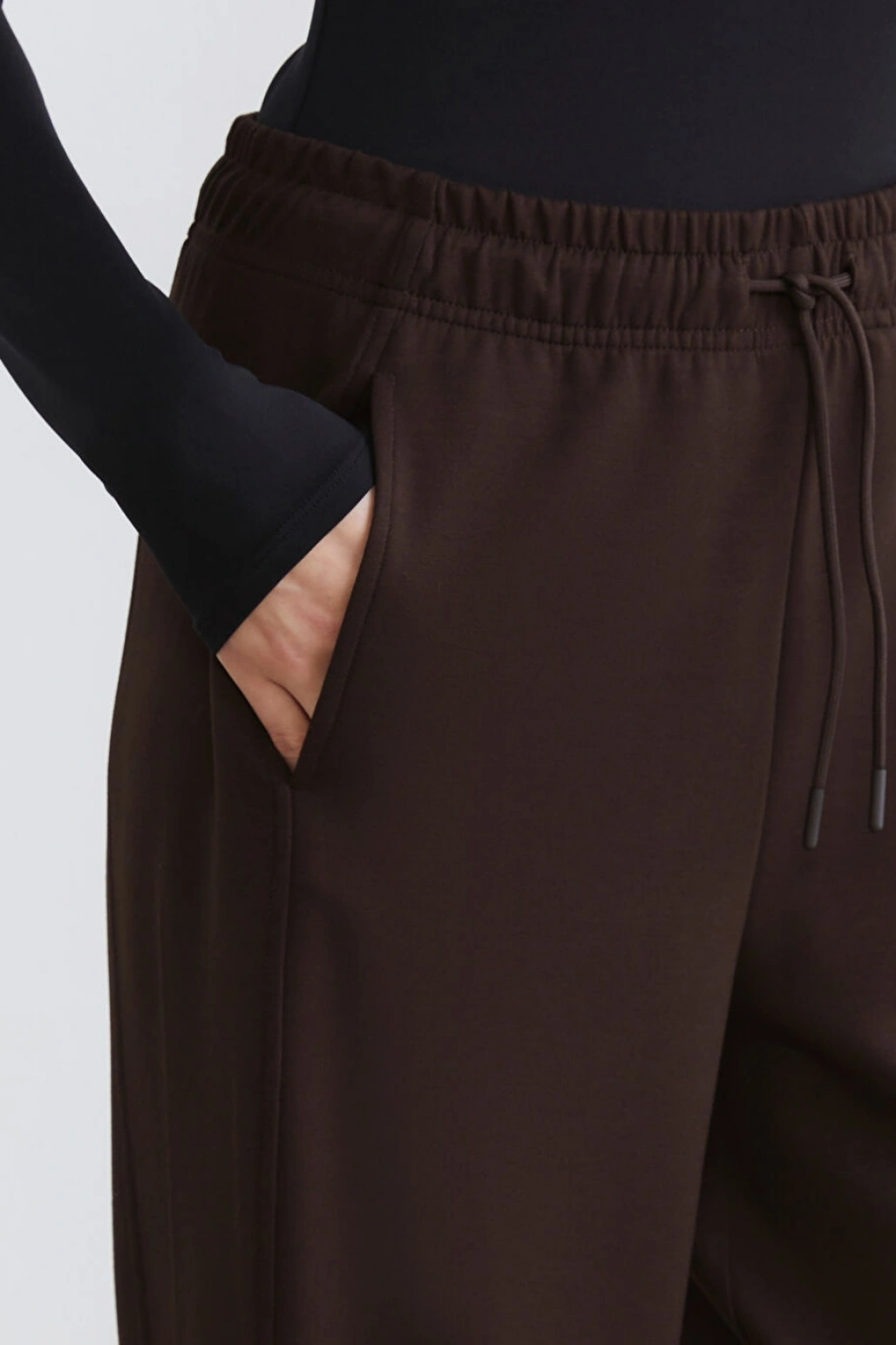 LCW Modest Kahverengi Beli Lastikli Kadın Eşofman Altı