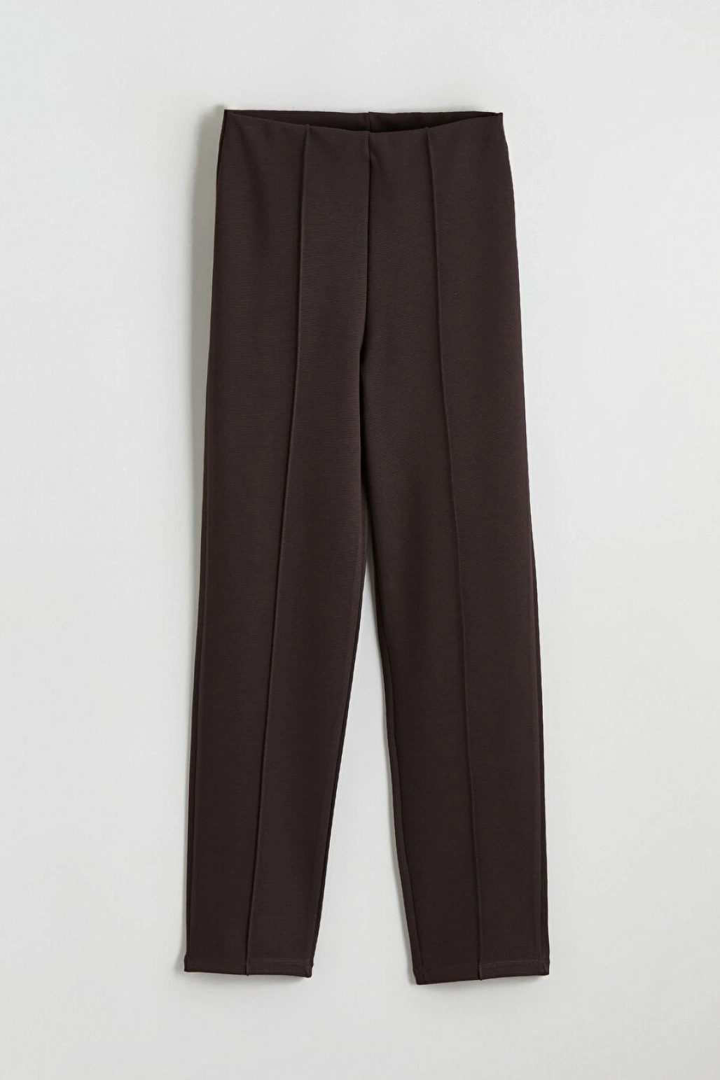 LCW Modest Kahverengi Dar Fit Kadın Pileli Pantolon