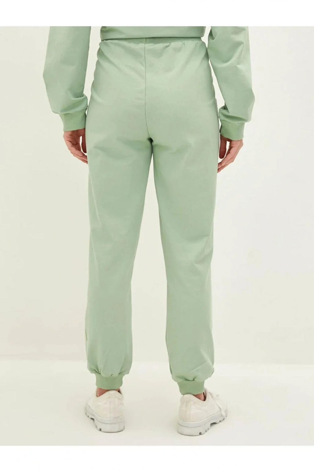 LCW Modest Yeşil Beli Lastikli Baskılı Kadın Eşofman Altı