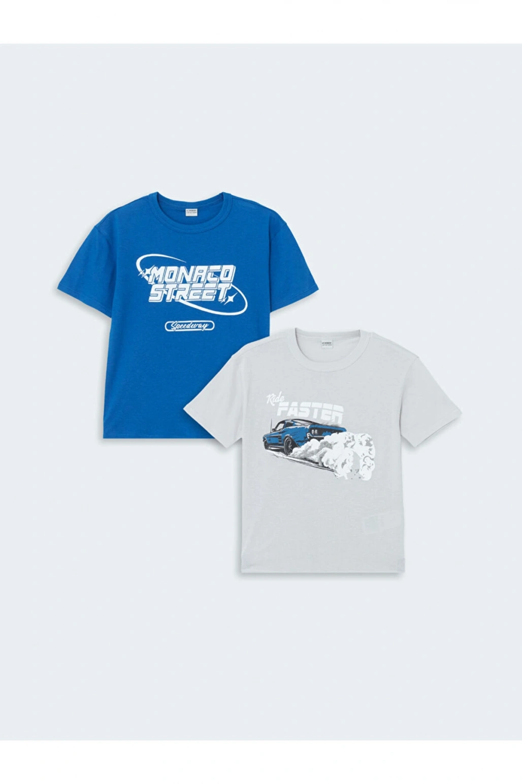 LCW Monaco Street Baskılı Erkek Çocuk Tişört 2li Takım
