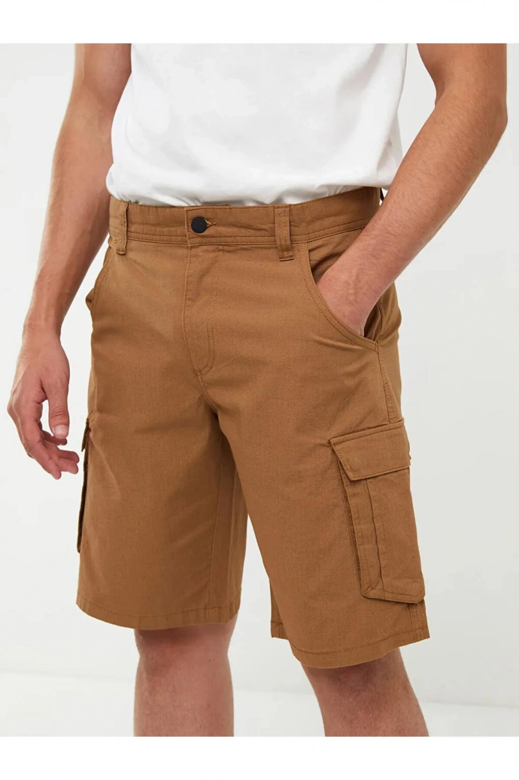 LCW OUTDOOR Kahverengi Standart Kalıp Erkek Kargo Şort