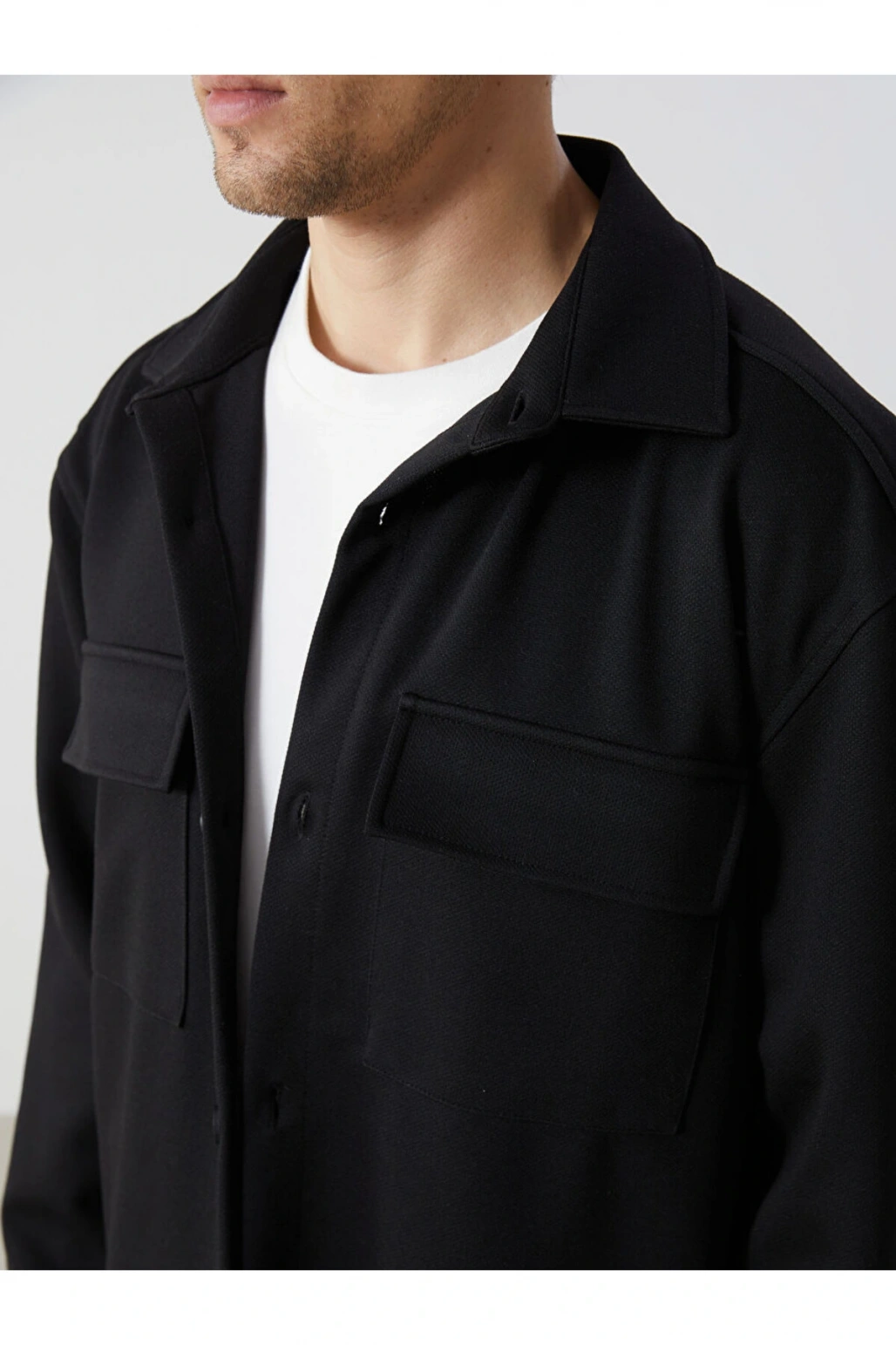 LCW Regular Fit Uzun Kollu Erkek Gömlek Ceket Fashion