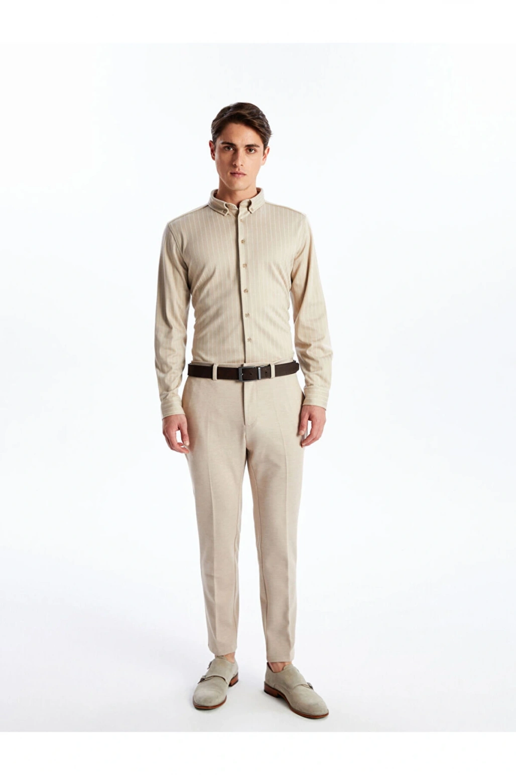 LCW Regular Fit Uzun Kollu Poplin Erkek Gömlek