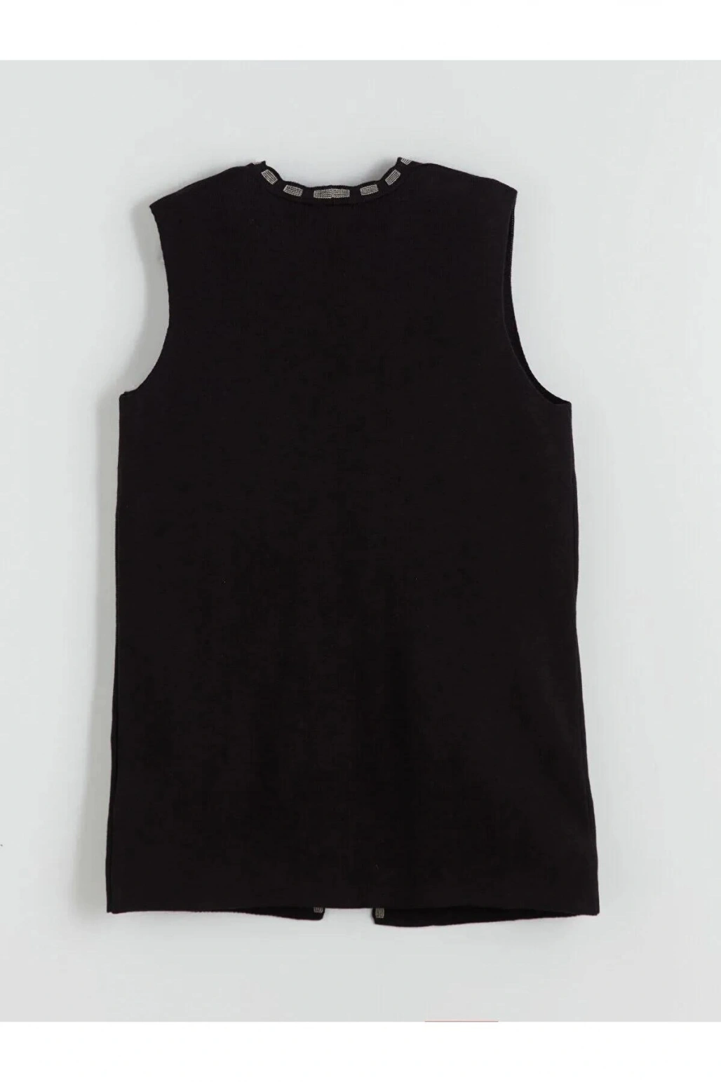 LCW V Yaka Desenli Kadın Triko Yelek (W5)