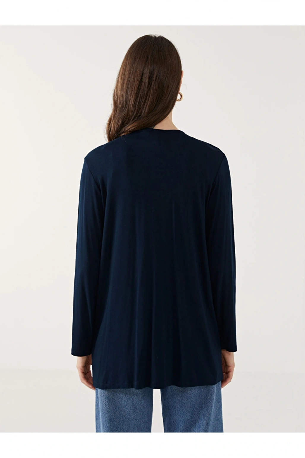 LCW V Yaka Düz Uzun Kollu Kadın Hırka