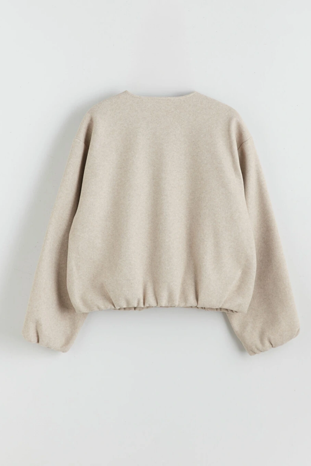 LCW Vision Bej Bisiklet Yaka Kadın Kaşe Ceket