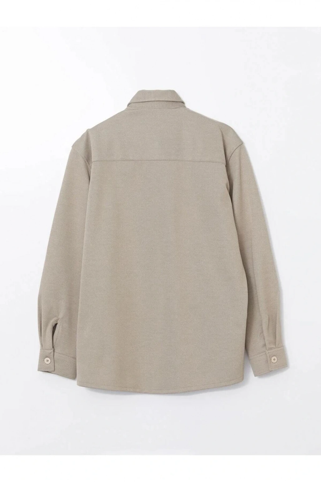 LCW Vision Bej Regular Fit Uzun Kollu Erkek Gömlek Ceket