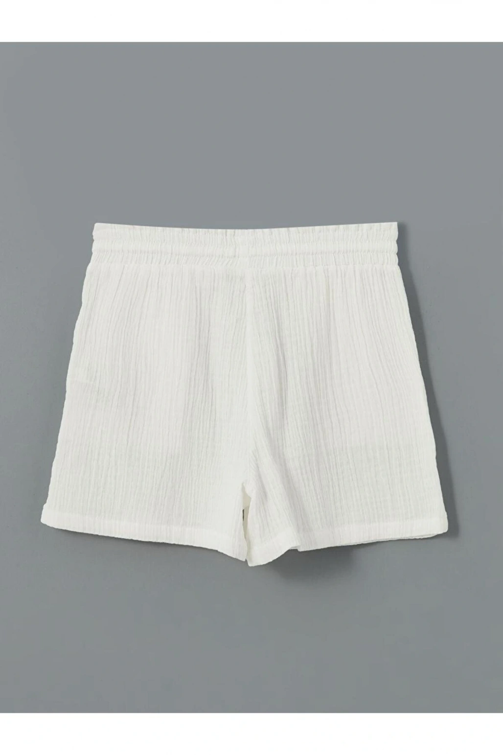LCW Vision Beli Lastikli Dokulu Kadın Şort