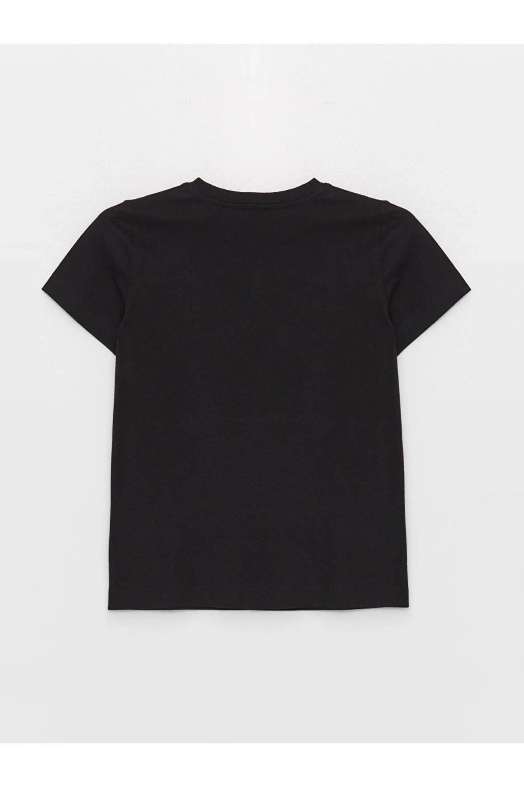 LCW Vision Bisiklet Yaka Düz Kısa Kollu Kadın Tişört