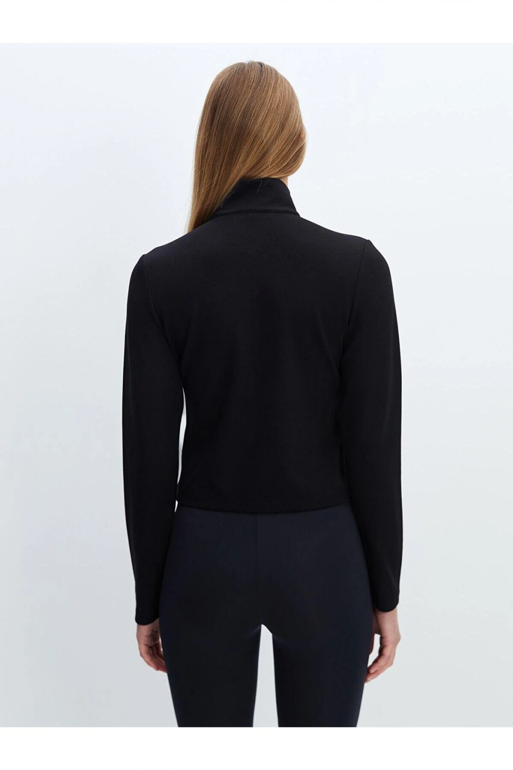 LCW Vision  Dik Yaka Kadın Fermuarlı Sweatshirt