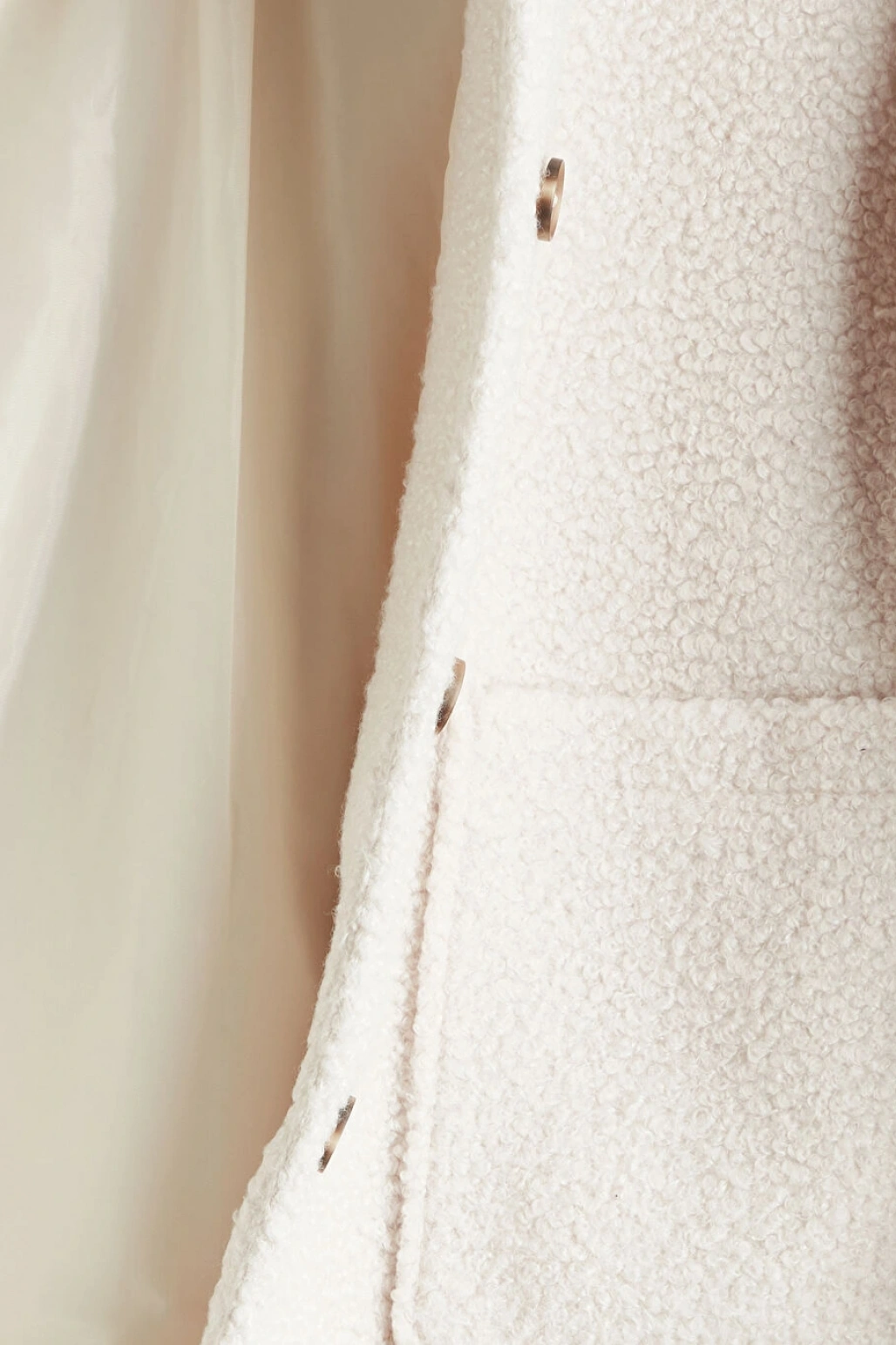 LCW Vision Ekru Bisiklet Yaka Atkılı Kadın Kaşe Kaban