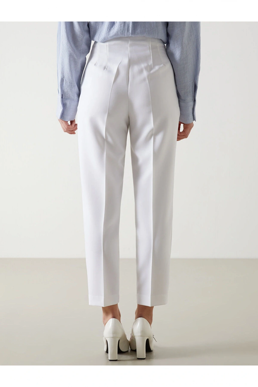 LCW Vision Ekru Dar Fit Kadın Pantolon