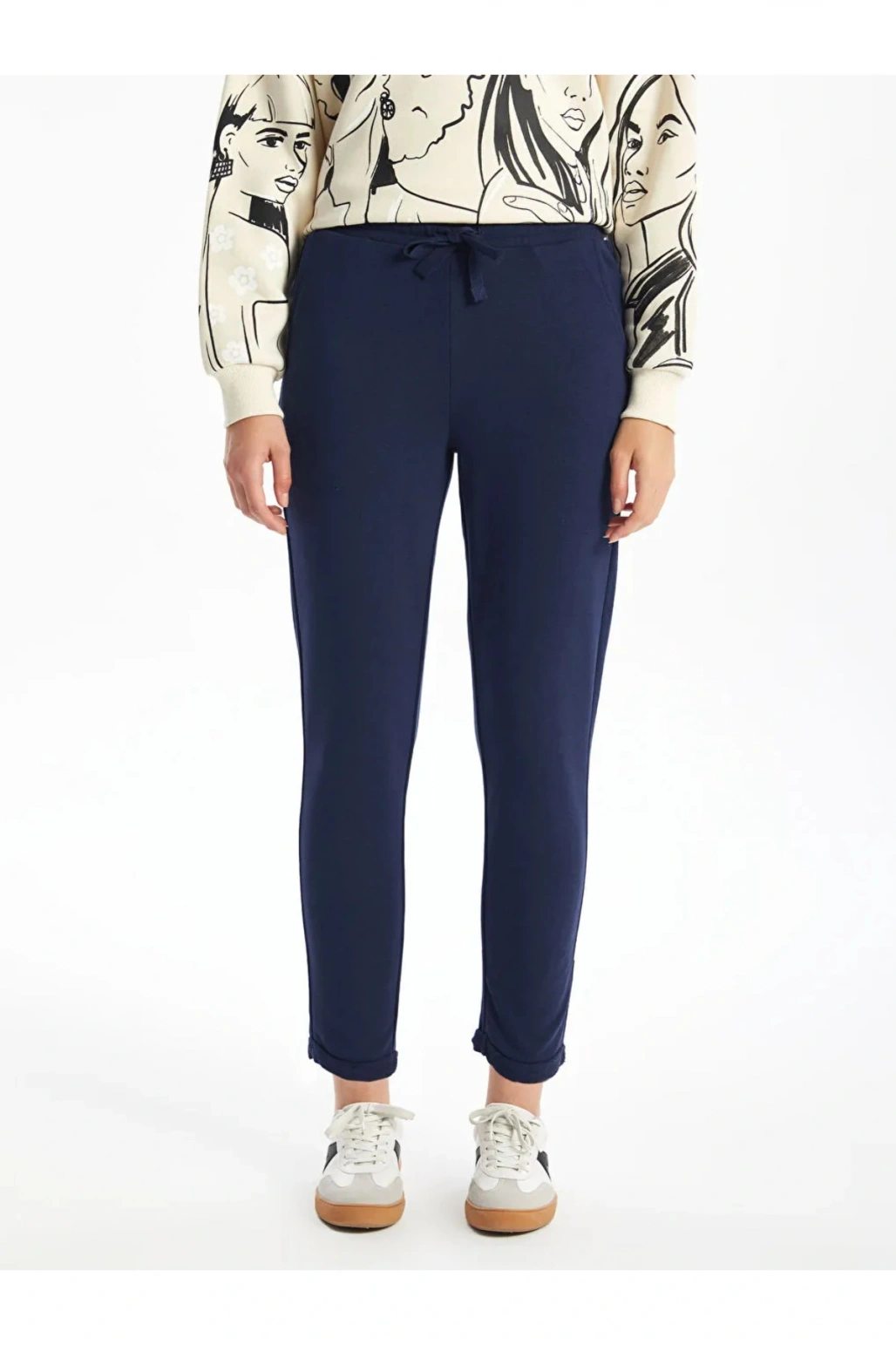 LCW Vision  Kadın Beli Lastikli Düz Eşofman Altı