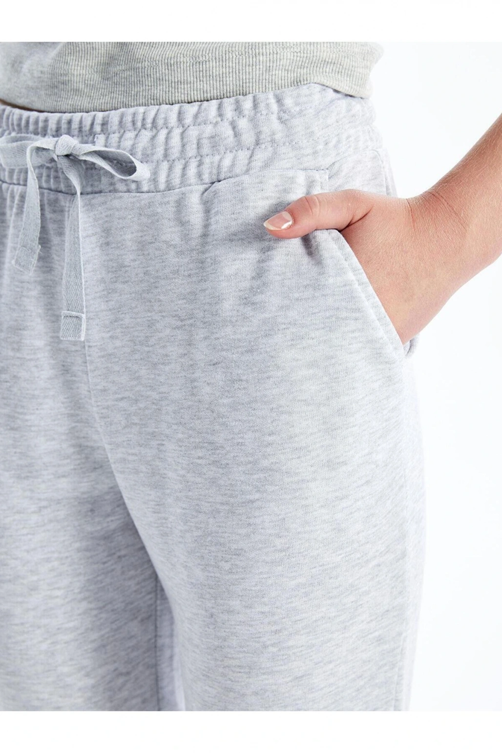 LCW Vision Kadın Beli Lastikli Düz Eşofman Altı