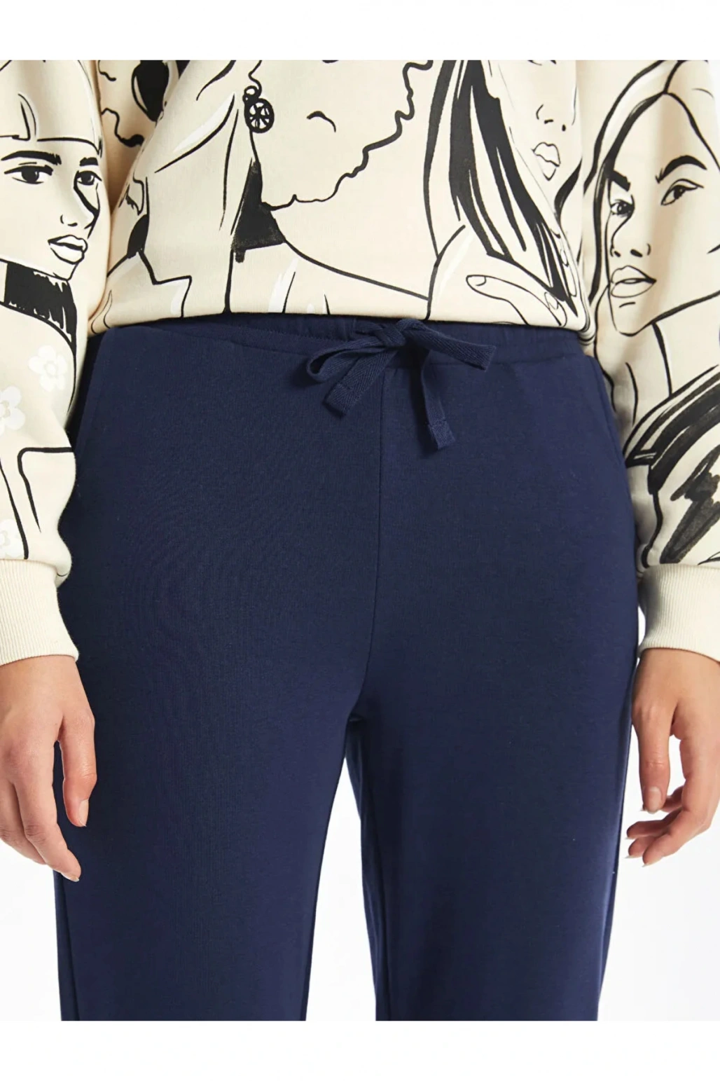 LCW Vision  Kadın Beli Lastikli Düz Eşofman Altı