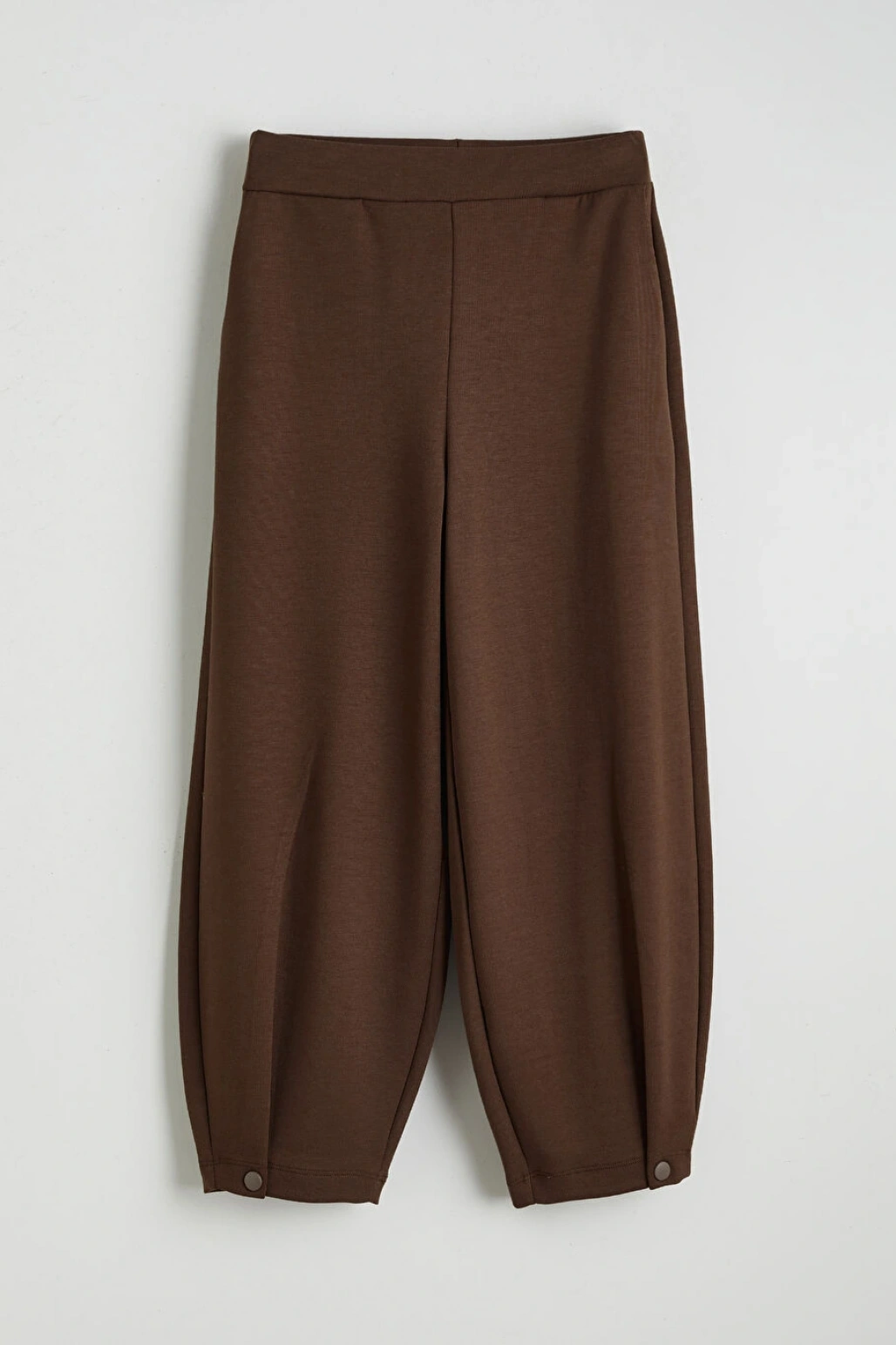 LCW Vision Kahverengi Beli Lastikli Kadın Pantolon