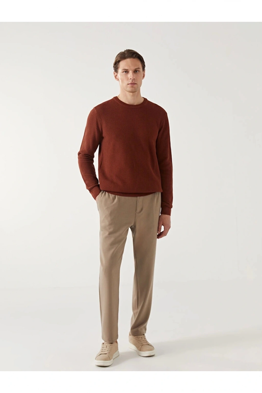 Lcw Vision Kahverengi Slim Fit Erkek Pantolon