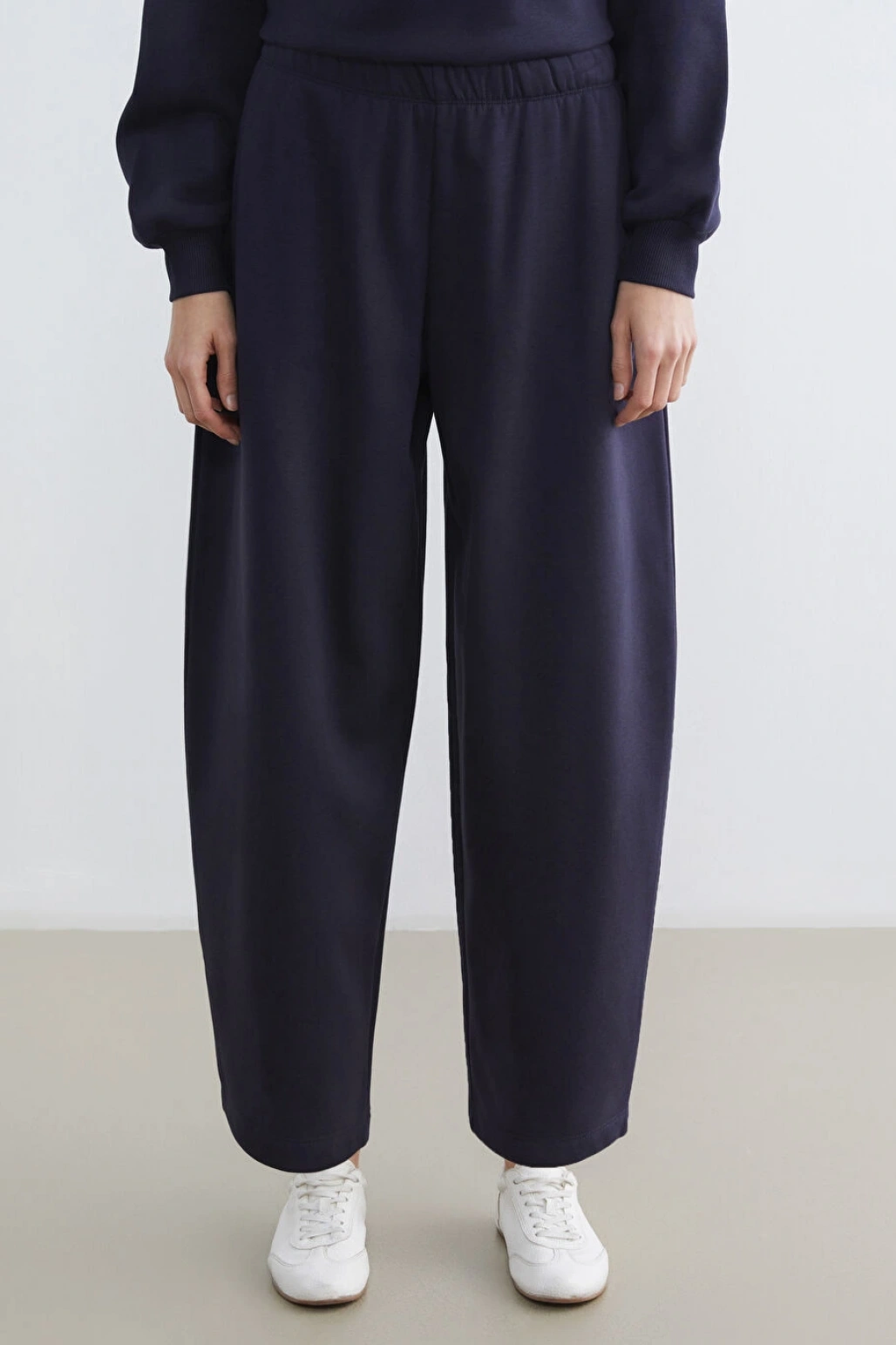 LCW Vision Lacivert Beli Lastikli Kadın Kalın Eşofman Altı