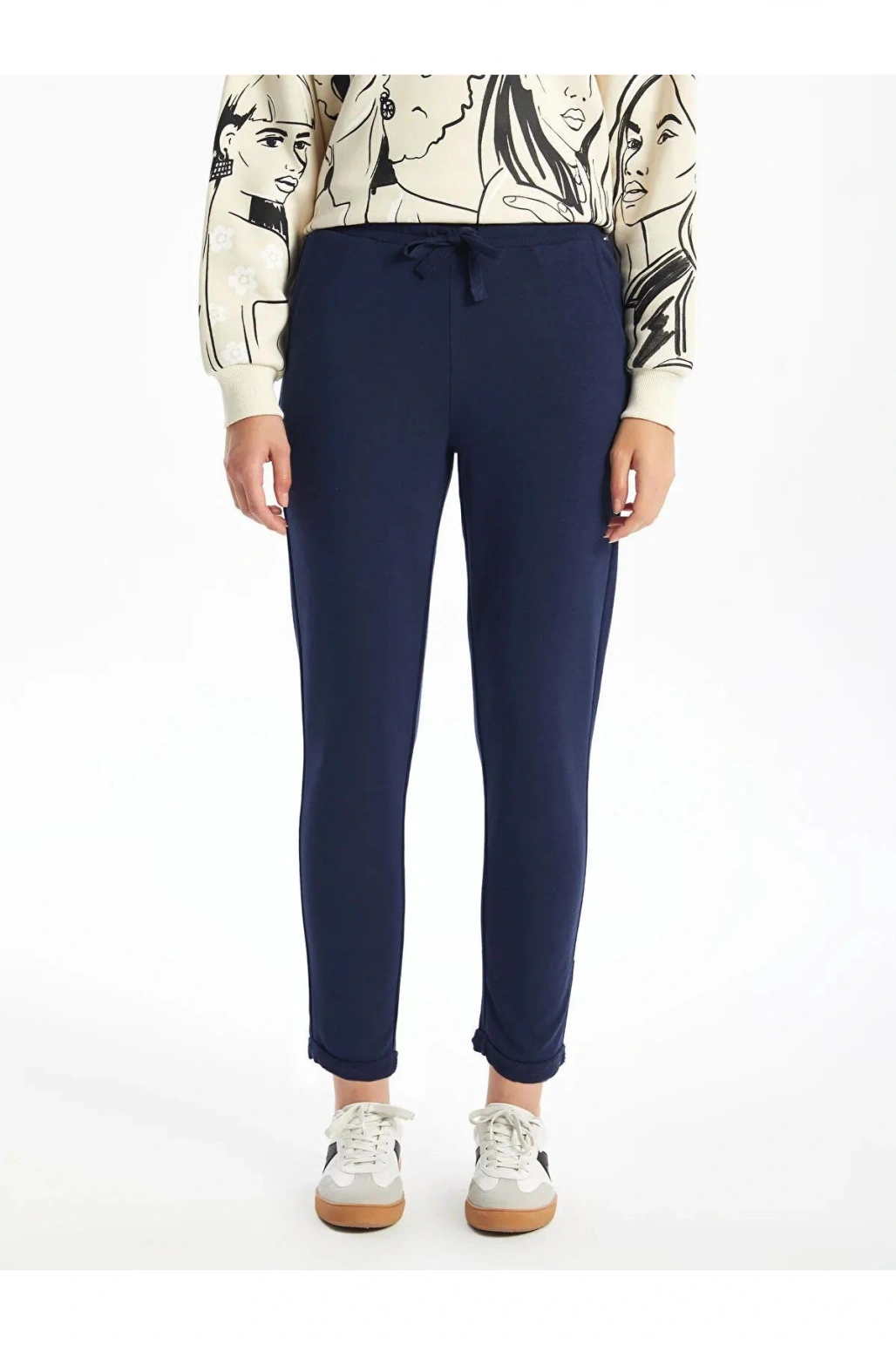 LCW Vision  Kadın Beli Lastikli Düz Eşofman Altı