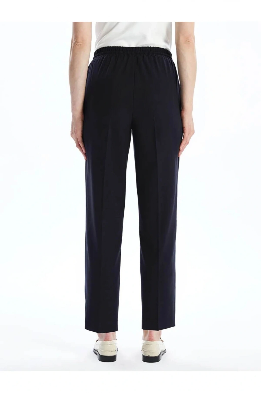 LCW Vision Lacivert Kadın Beli Lastikli Düz Pantolon