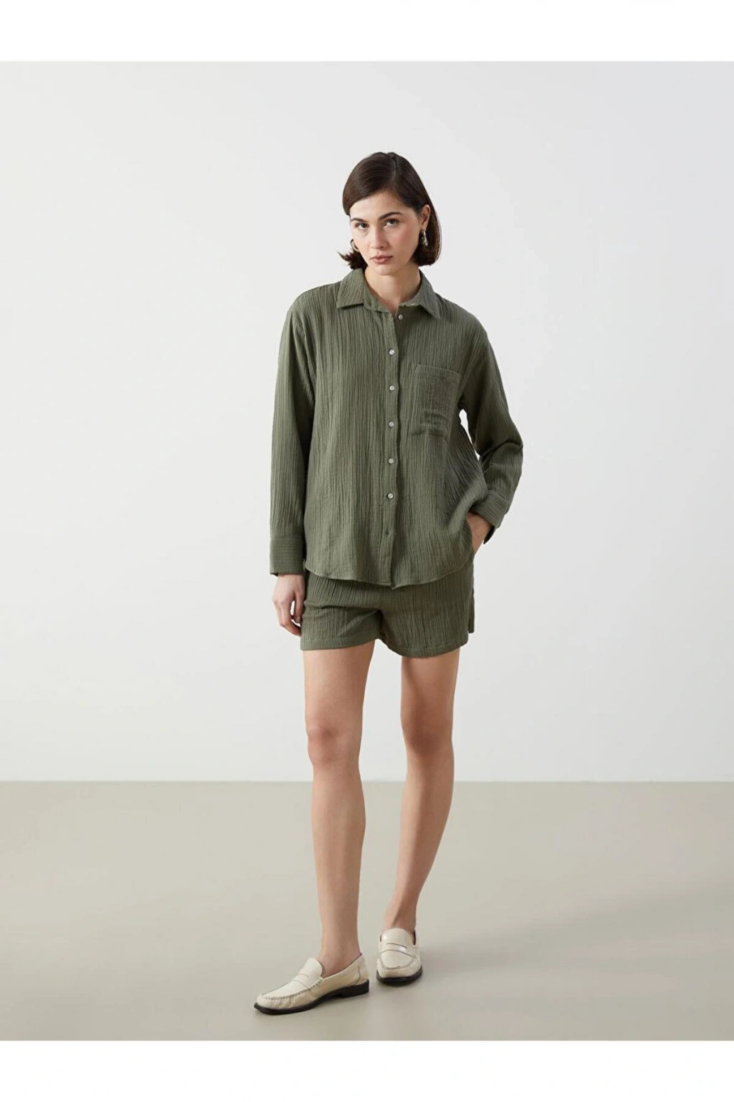 LCW Vision Loose Fit Kadın Gömlek