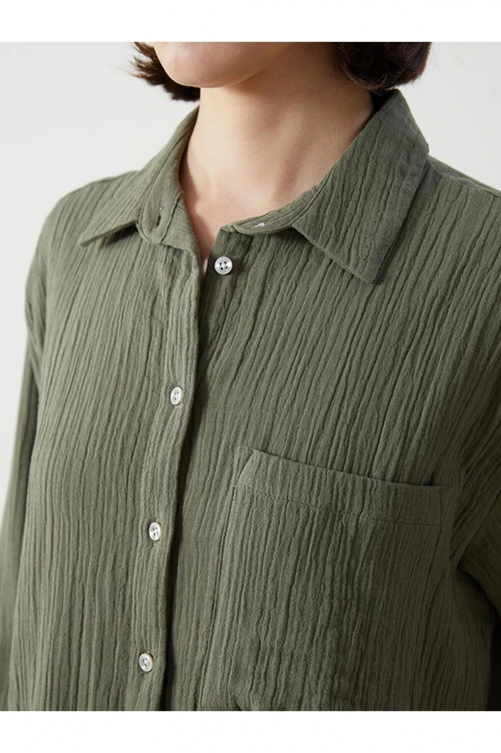 LCW Vision Loose Fit Kadın Gömlek