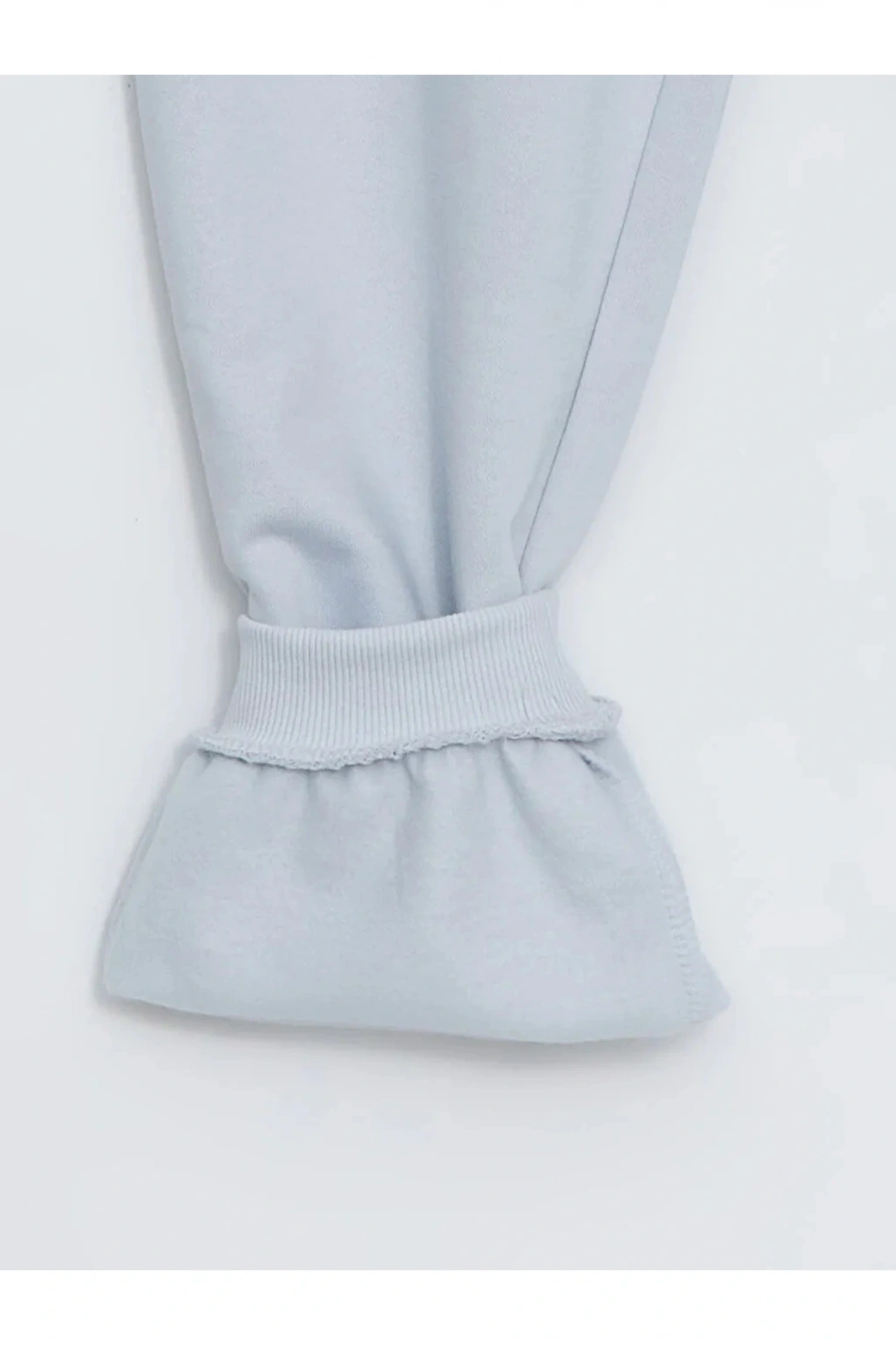 LCW Vision Mat Mavi Kadın Beli Lastikli Düz Jogger Eşofman Altı