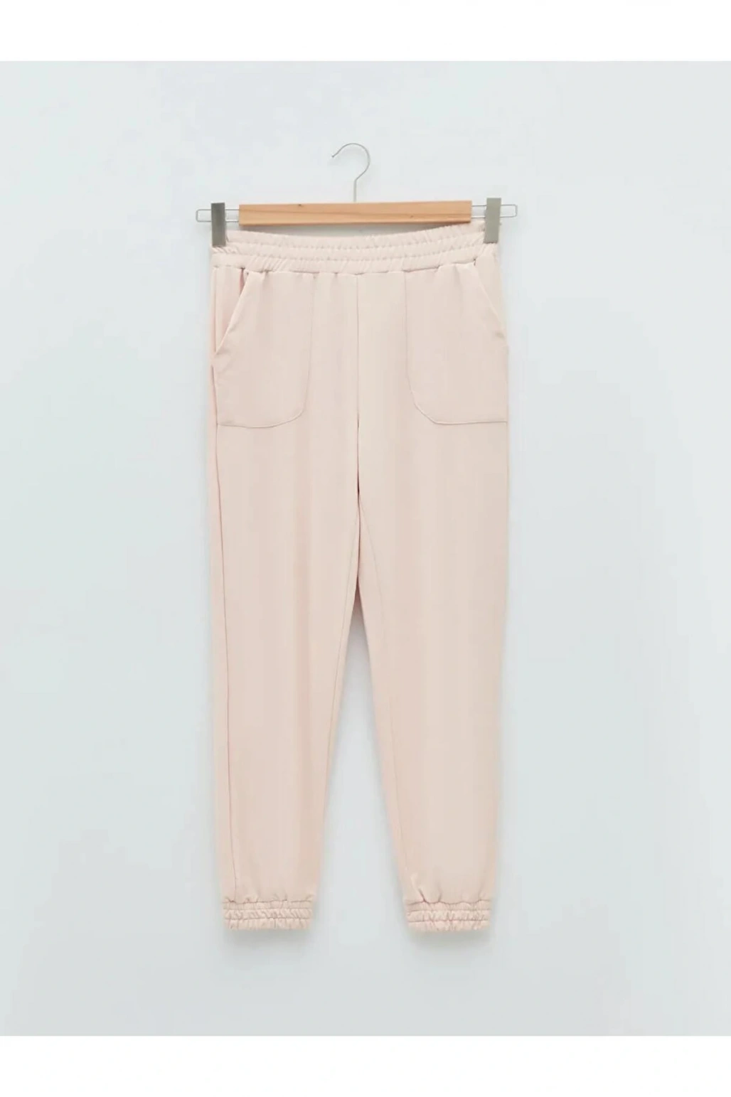 LCW Vision Pembe Beli Lastikli Düz Cep Detaylı Kadın Jogger Eşofman Altı