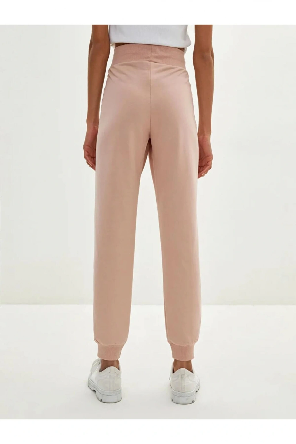 LCW Vision Pembe Kadın Beli Lastikli Düz Eşofman Altı