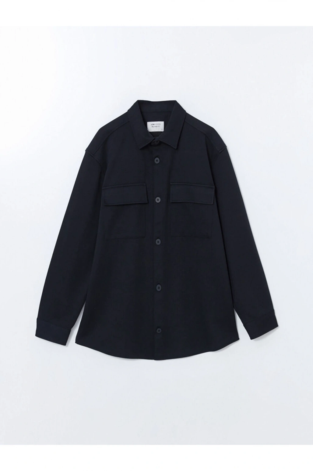 LCW Vision Regular Fit Uzun Kollu Erkek Gömlek Ceket