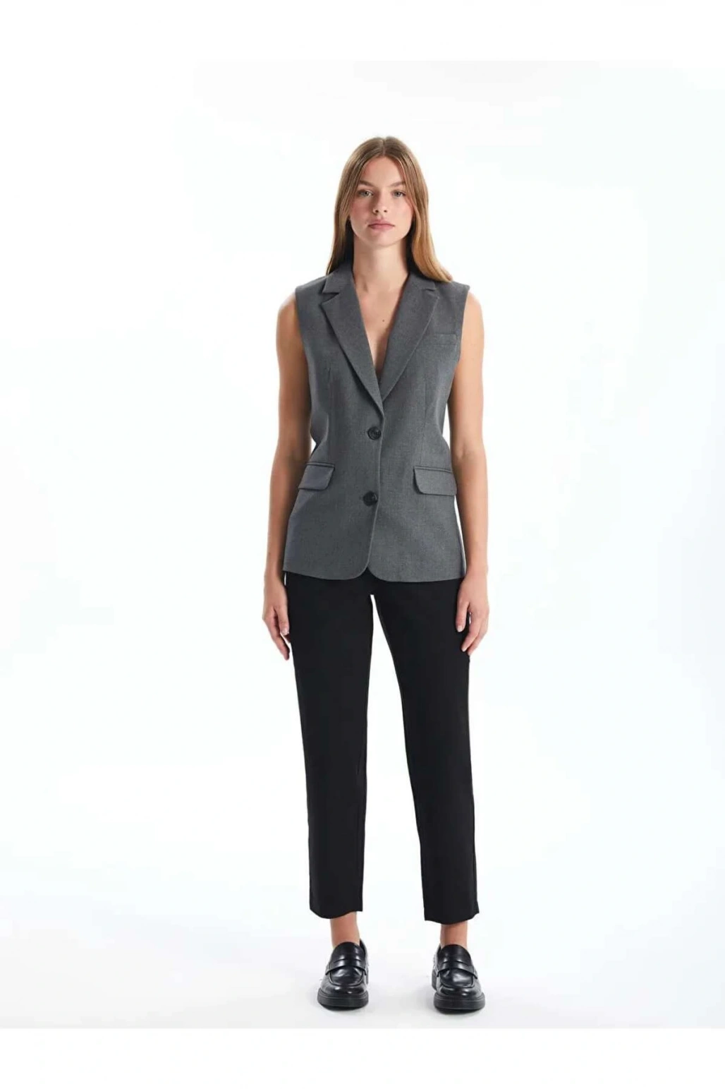 LCW Vision Siyah Standart Fit Kadın Pantolon