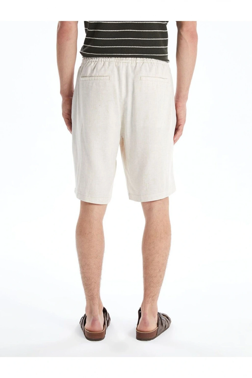 LCW Vision Standart Kalıp Keten Karışımlı Erkek Şort