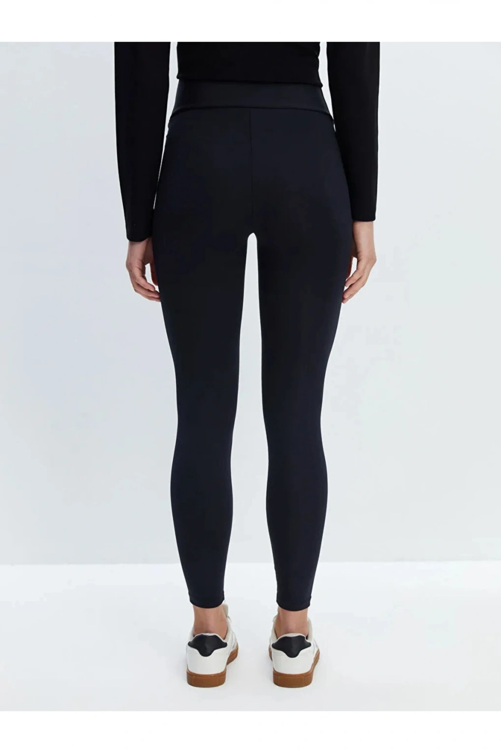 LCW Vision Yeni Siyah Beli Lastikli Kadın Tayt