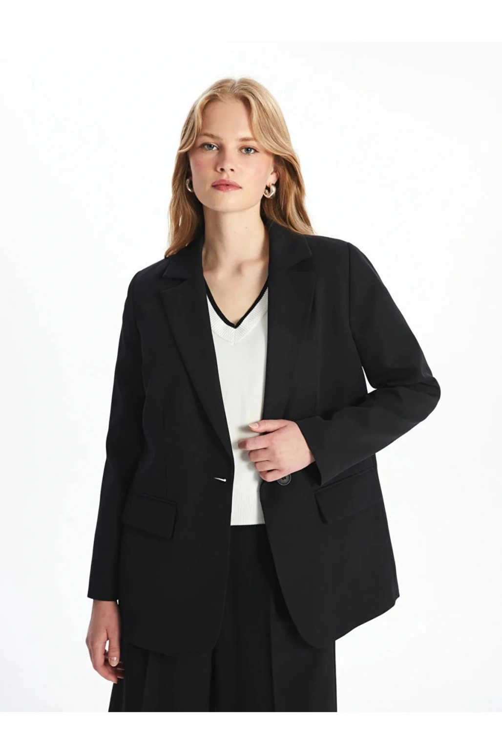 LCW Vision Yeni Siyah Kadın Blazer Ceket