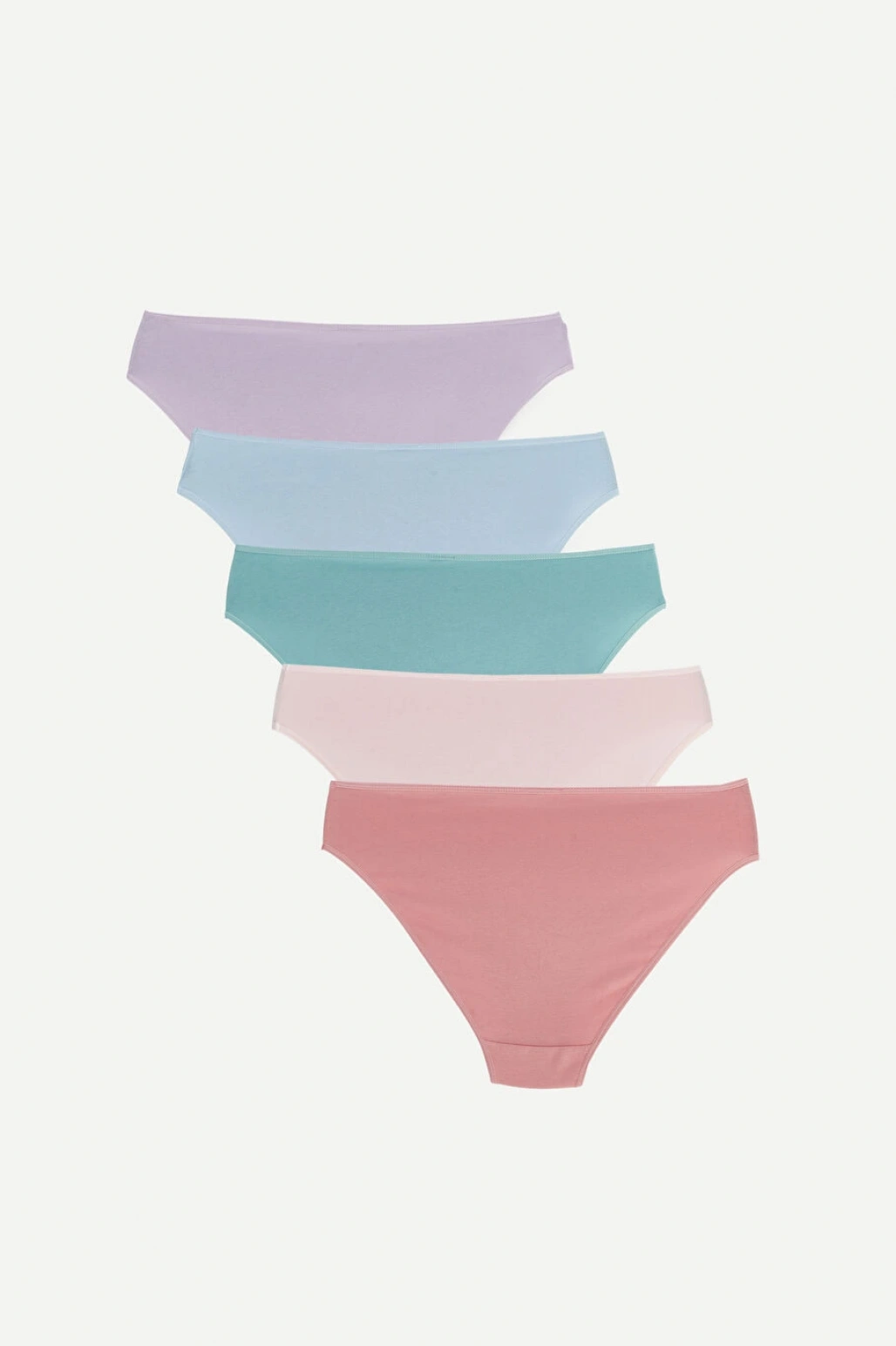 LCW Young Pembe Baskılı Bikini Külot 5li