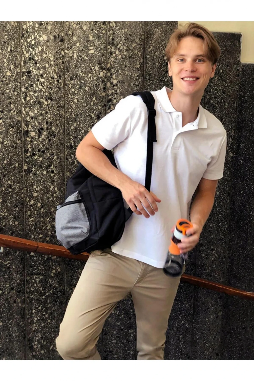 LCWAIKIKI Basic Beyaz Polo Yaka Kısa Kollu Basic Pike Tişört