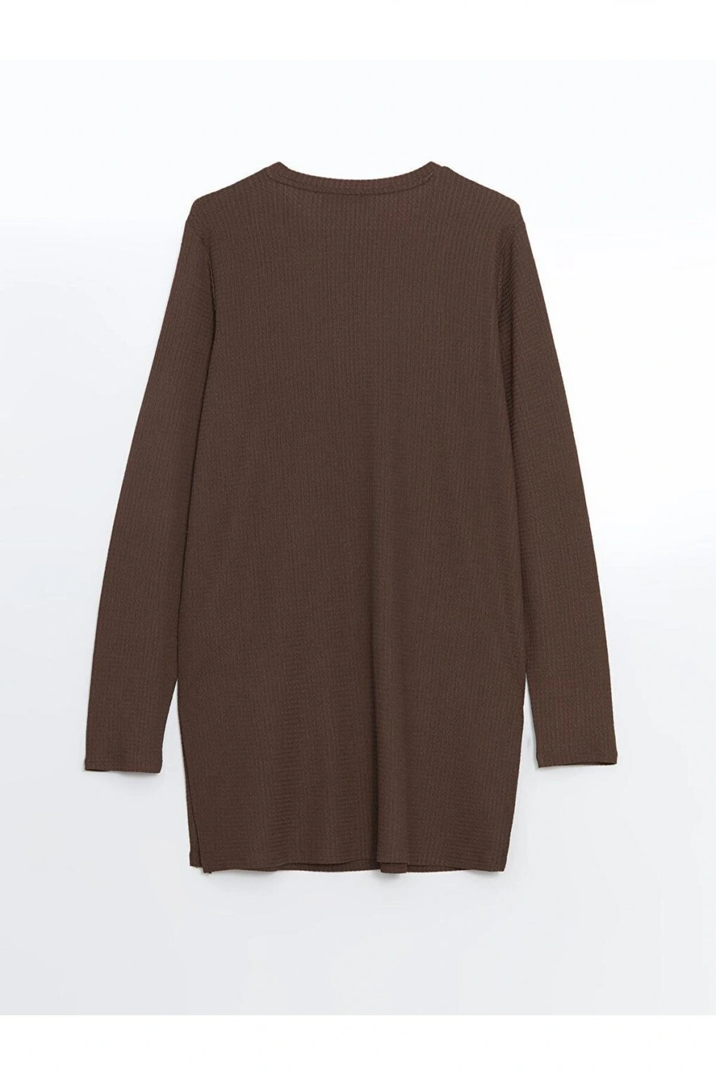 LCWAIKIKI Basic Bisiklet Yaka Dokulu Kadın Tunik