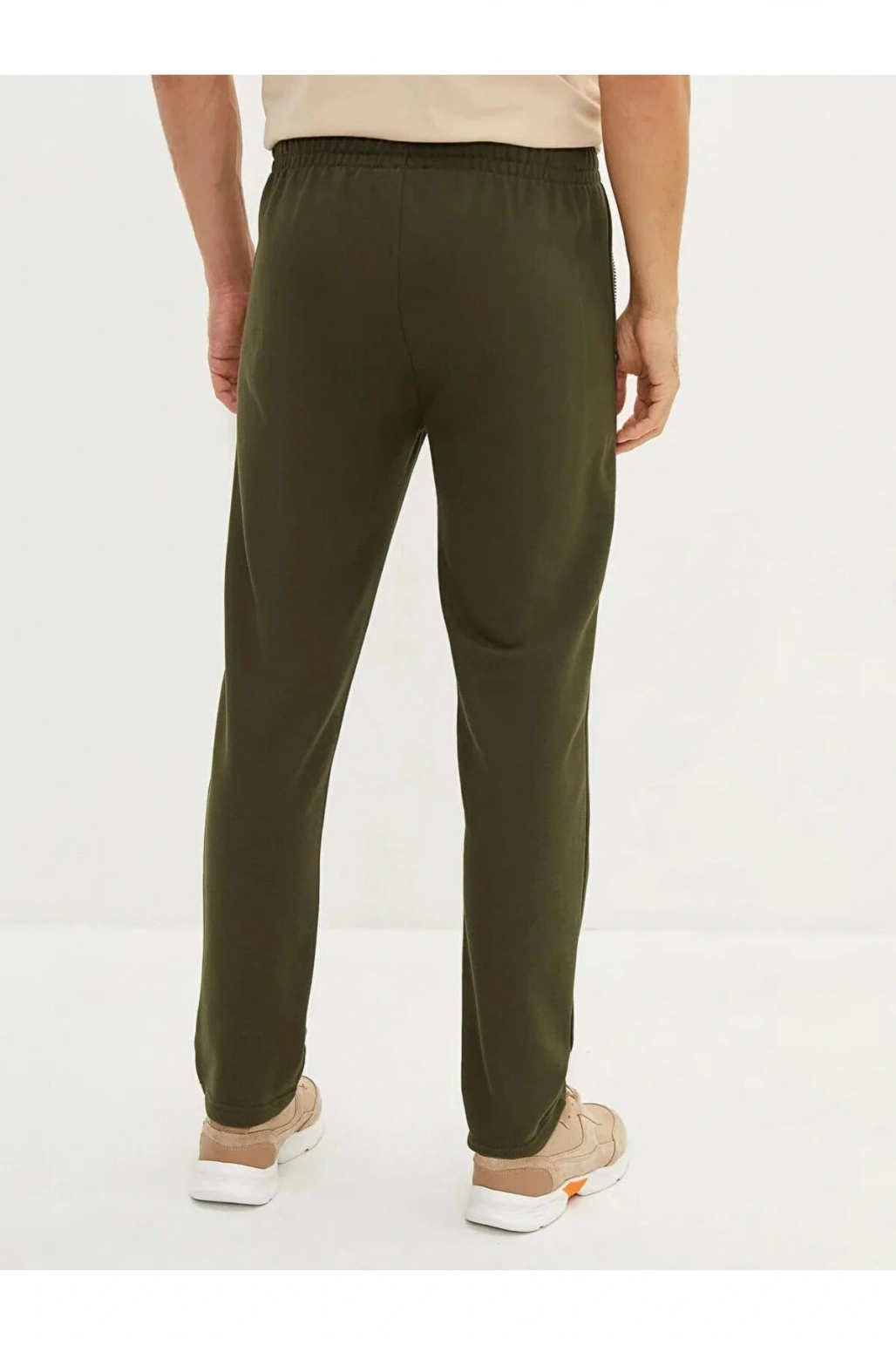 LCWAIKIKI Basic Haki Standart Kalıp Erkek Kalın Eşofman Altı