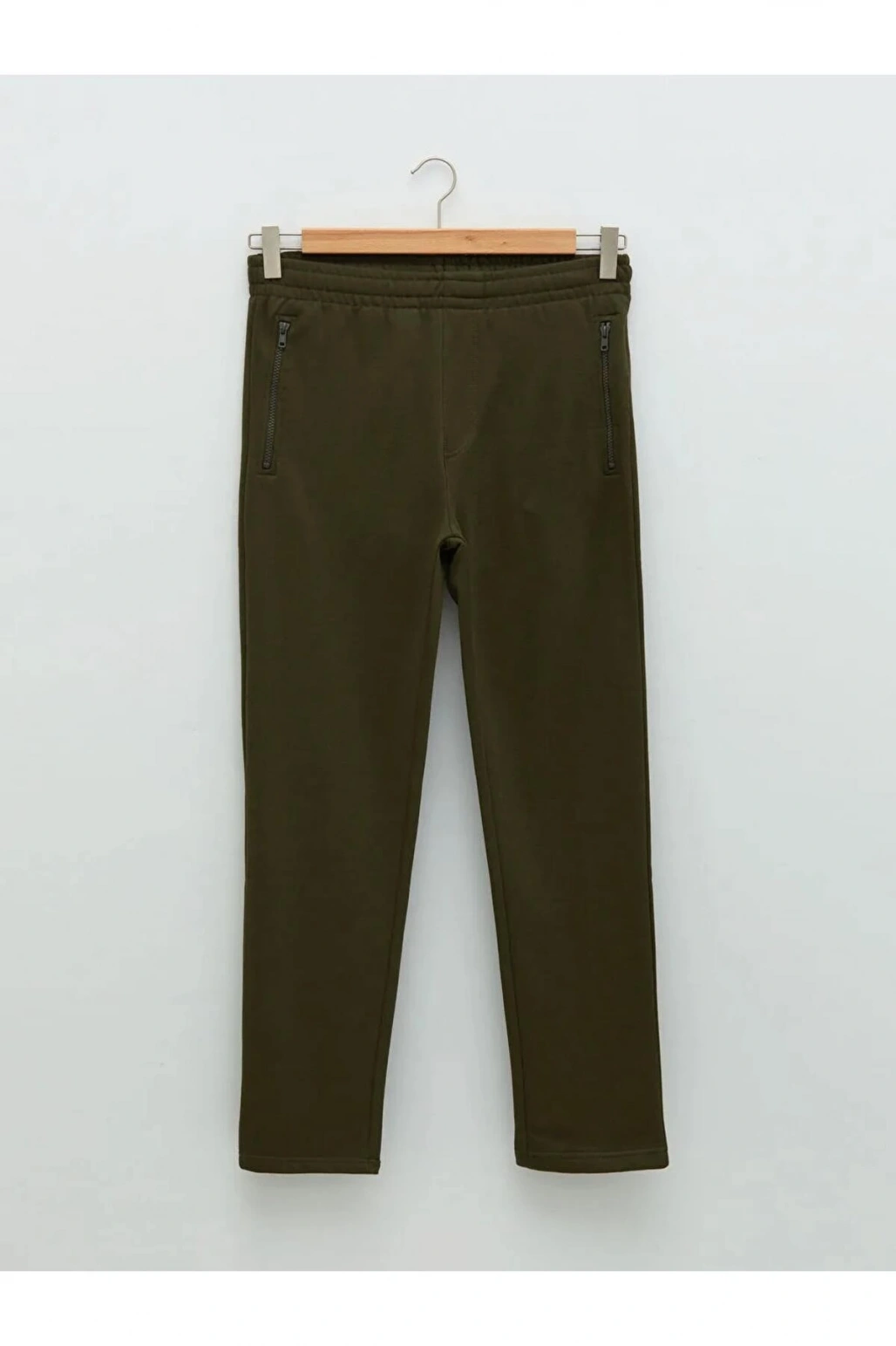 LCWAIKIKI Basic Haki Standart Kalıp Erkek Kalın Eşofman Altı