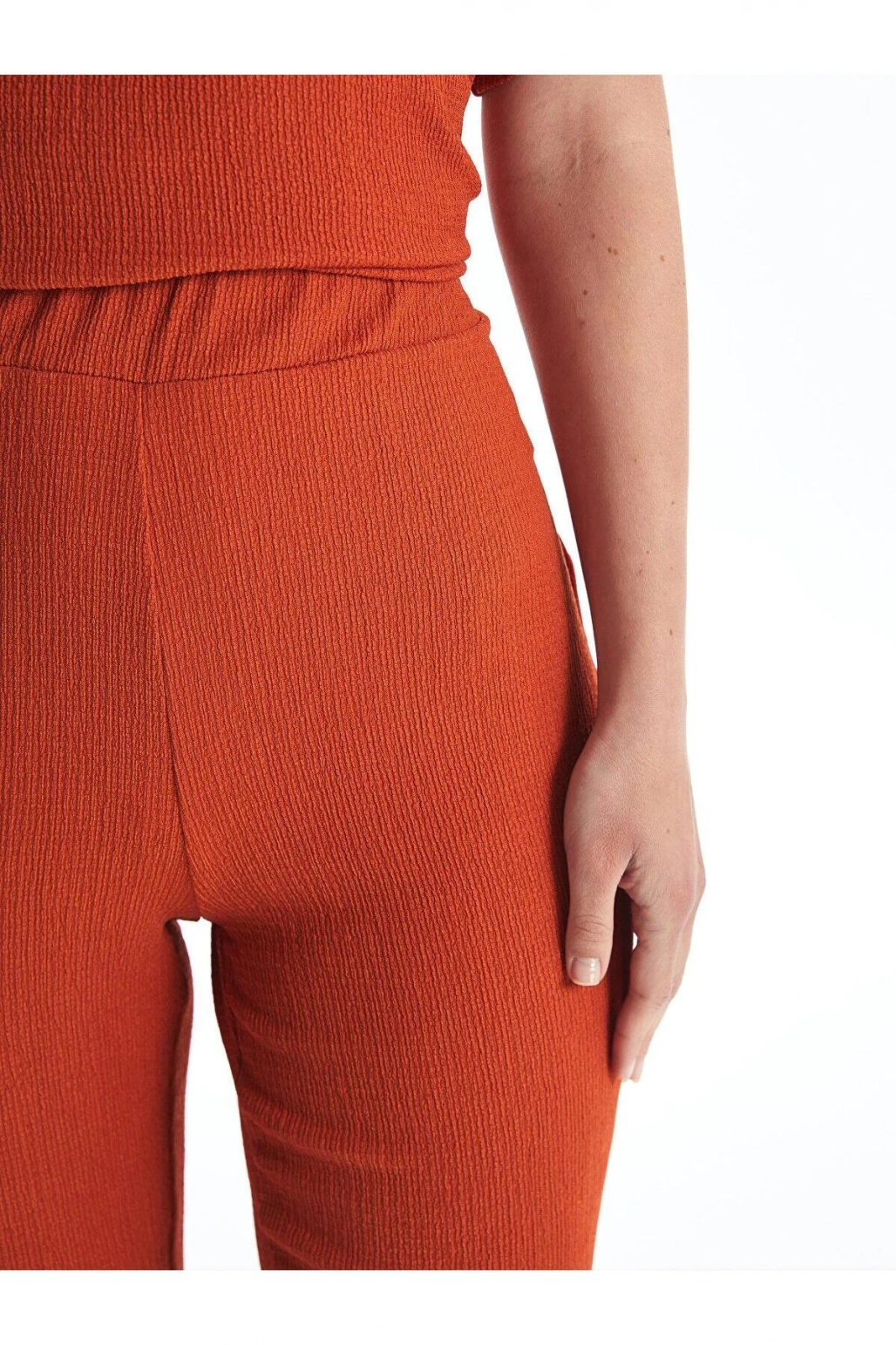 LCWAIKIKI Basic Kadın Beli Lastikli Düz Pantolon