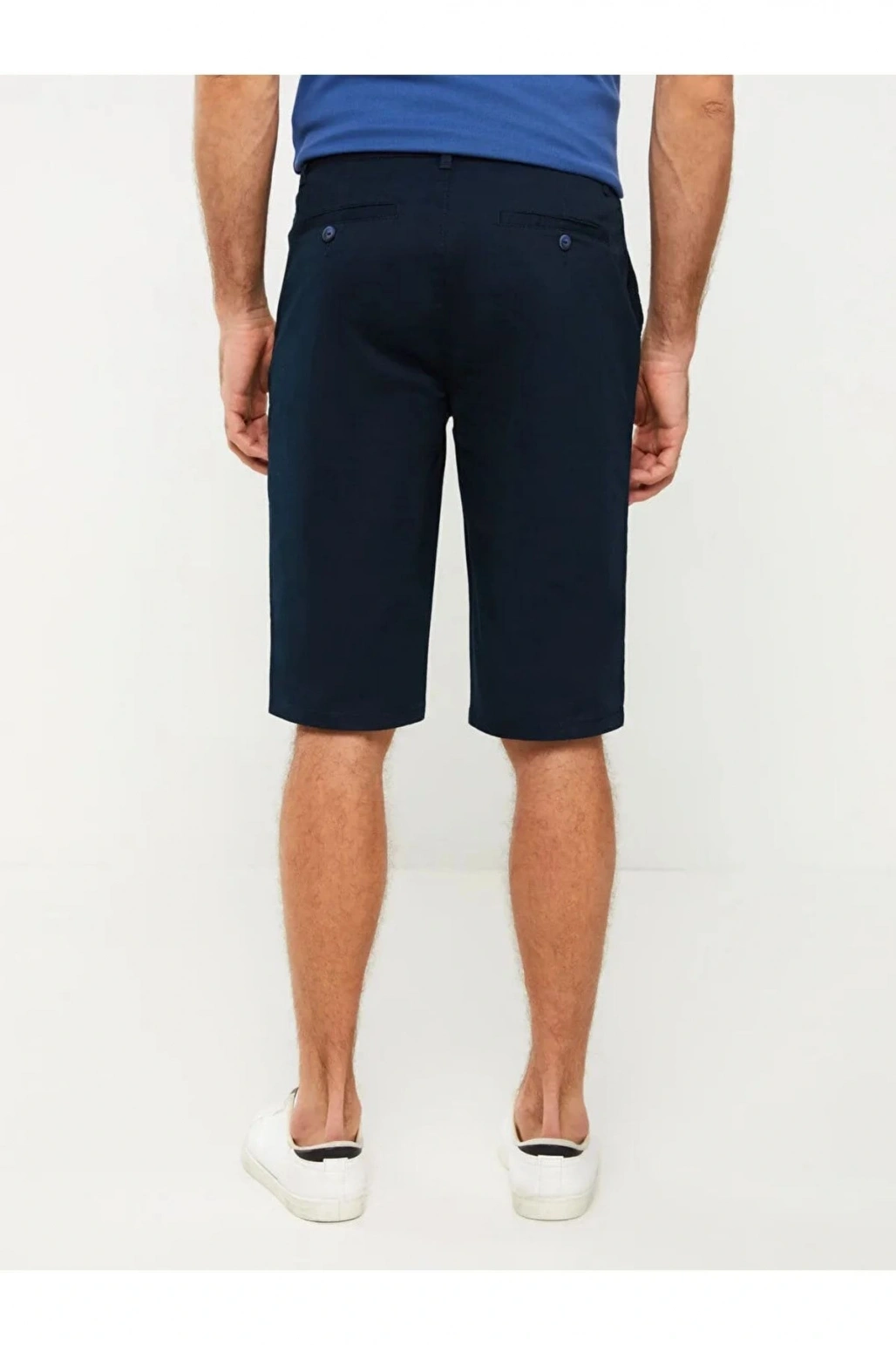 LCWAIKIKI Basic Rahat Kalıp Gabardin Erkek Bermuda Şort