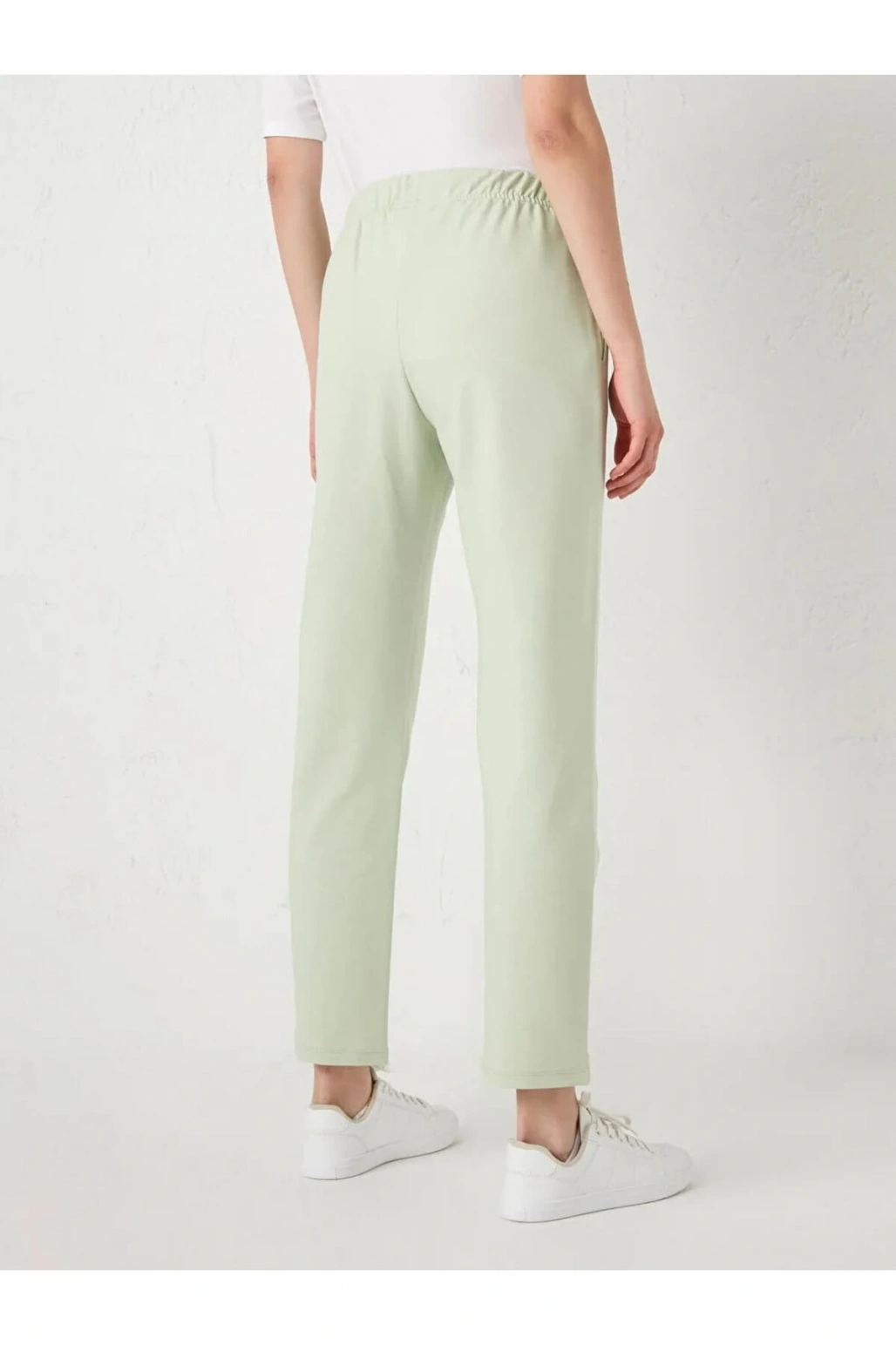 LCWAIKIKI Basic Yeşil Beli Lastikli Kadın Eşofman Alt