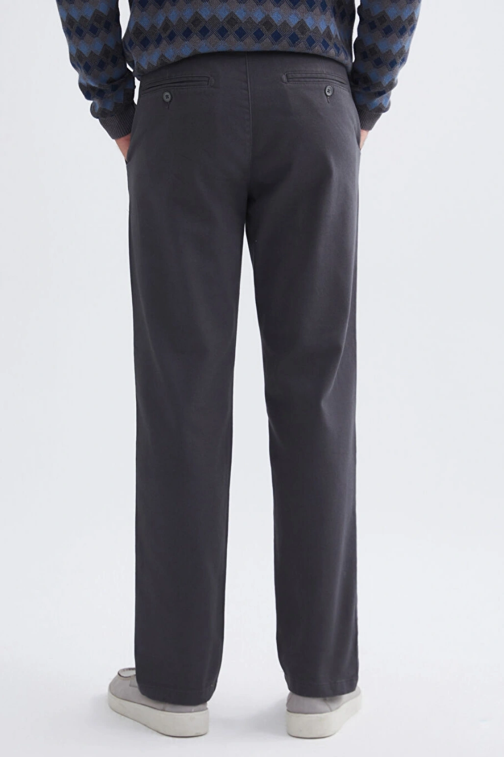 LCWAIKIKI Classic Antrasit Standart Kalıp Erkek Chino Pantolon